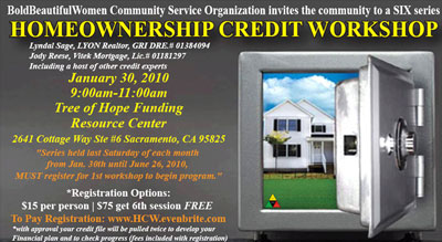 Register Now for Homeownership Credit Workshop