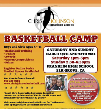 Chris Johnson Basketball Camp