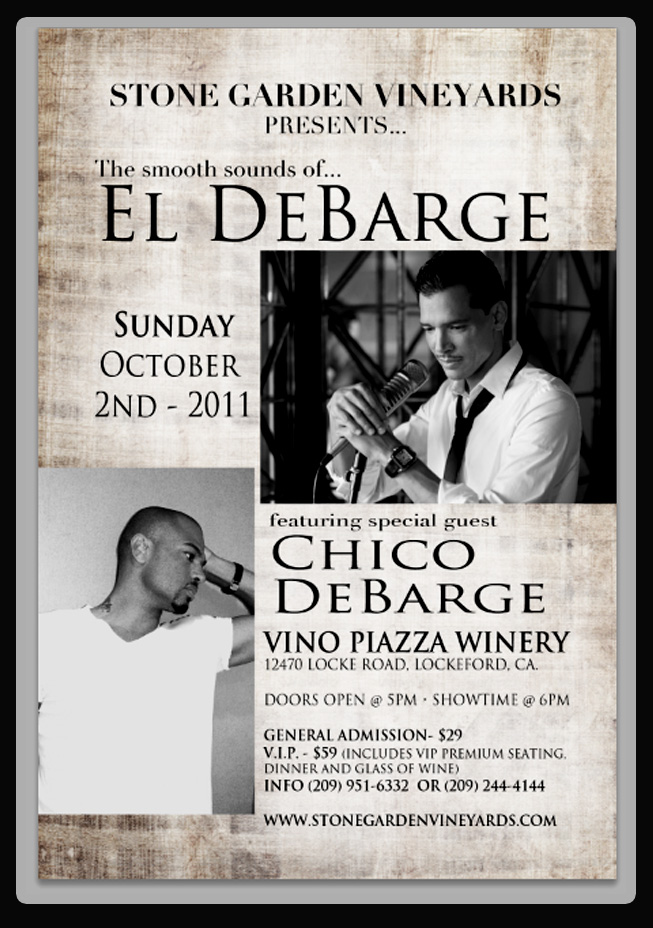 EL Debarge and Chico Debarge live in concert
