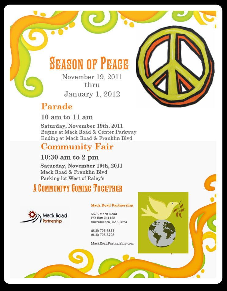 Season of Peace Celebration activities in South Sacramento