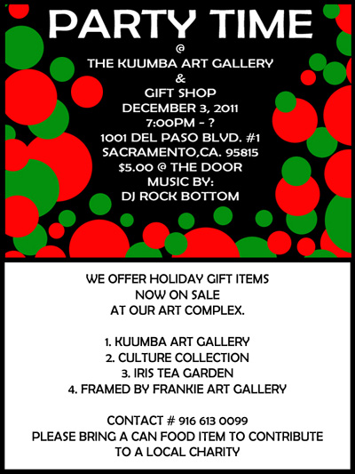 Holiday Party at Kuumba Art Gallery