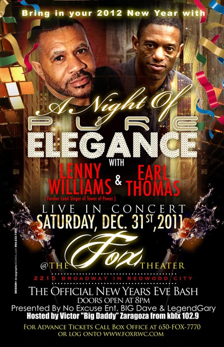 Lenny Williams and Earl Thomas live in concert
