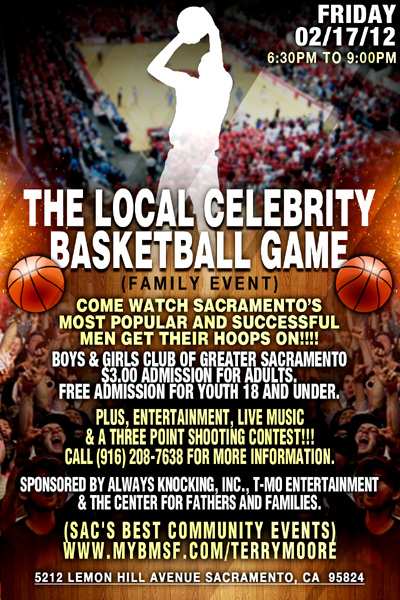 2nd Annual Local Celebrity Basketball Gamel
