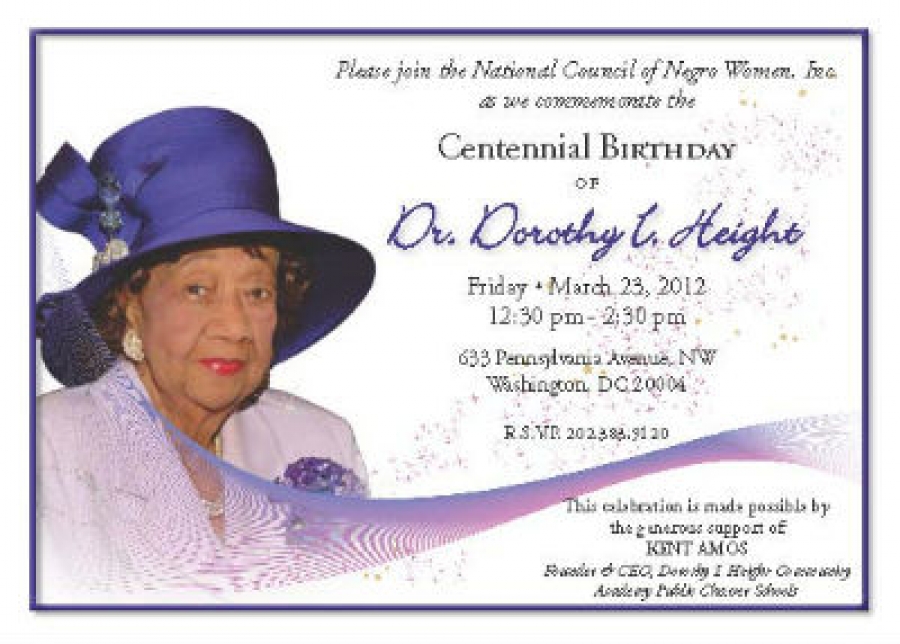 Doctor Dorothy Height Celebrated