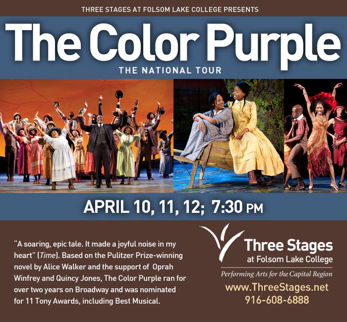 the color purple at folsom lake college