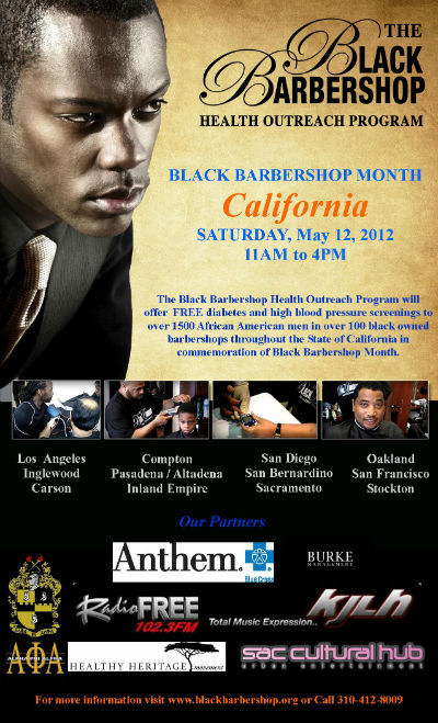 Black Barbershop Health Outreach Program in the Greater Sacramento Valley Region
