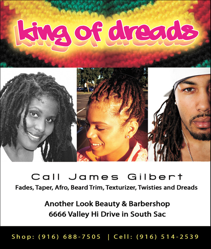 King of Dreads at Another Look Beauty & Barbers Salon in South Sac