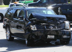 Diddy Injured in Car Crash