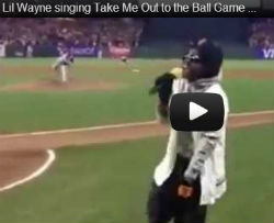 Lil’ Wayne Surprises SF Giants Fans
