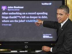 Obama Launches Fiscal Cliff Twitter Handle; To Host Romney at White House