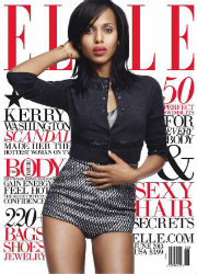 Kerry Washington Graces Cover of “Elle” for First Time