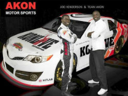 Akon Takes on NASCAR