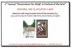 2nd Annual “Drumvoices for Ahaji” Coming in July