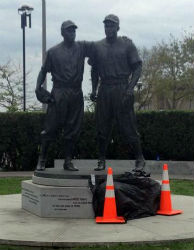 Jackie Robinson Statue Vandalized
