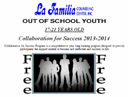 Youth Sought for “Out of School” Program