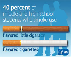 Study: More Than 40 Percent of Middle, High Schoolers Who Smoke Use Flavored Little Cigars or Flavored Cigarettes