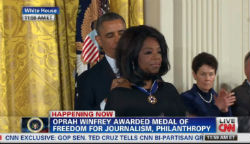 Oprah Receives Nation’s Highest Civilian Honor