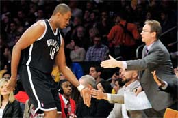Collins becomes NBA’s first openly gay player as Nets beat Lakers