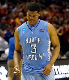The state of North Carolina is without a Sweet 16 team for the first time since 1979