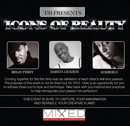 "Icons of Beauty" event at Mixed Institute of Cosmetology