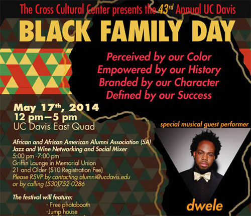 Black Family Day at UC Davis featuring Dwele