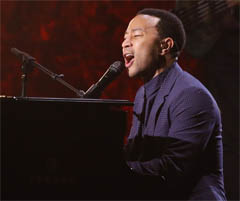 John Legend sings in UPenn commencement speech