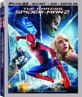 BLU RAY / DVD REVIEW:  The Amazing Spider-Man 2 (Sony, PG-13)