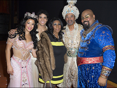 Aretha Franklin Visits Broadway’s Aladdin