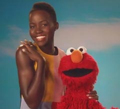 Nyong’o visits Elmo on ‘Sesame Street,’ shares message of loving the skin you’re in