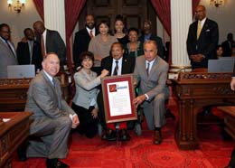 Publisher and Co-Founder of California Black Media Hardy Brown Honored at State Senate