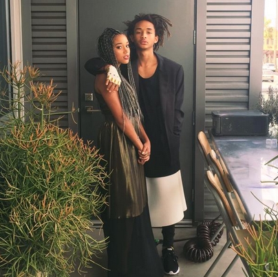 Yup, Jaden Smith rocked a dress to prom with ‘The Hunger Games’ star Amandla Stenberg
