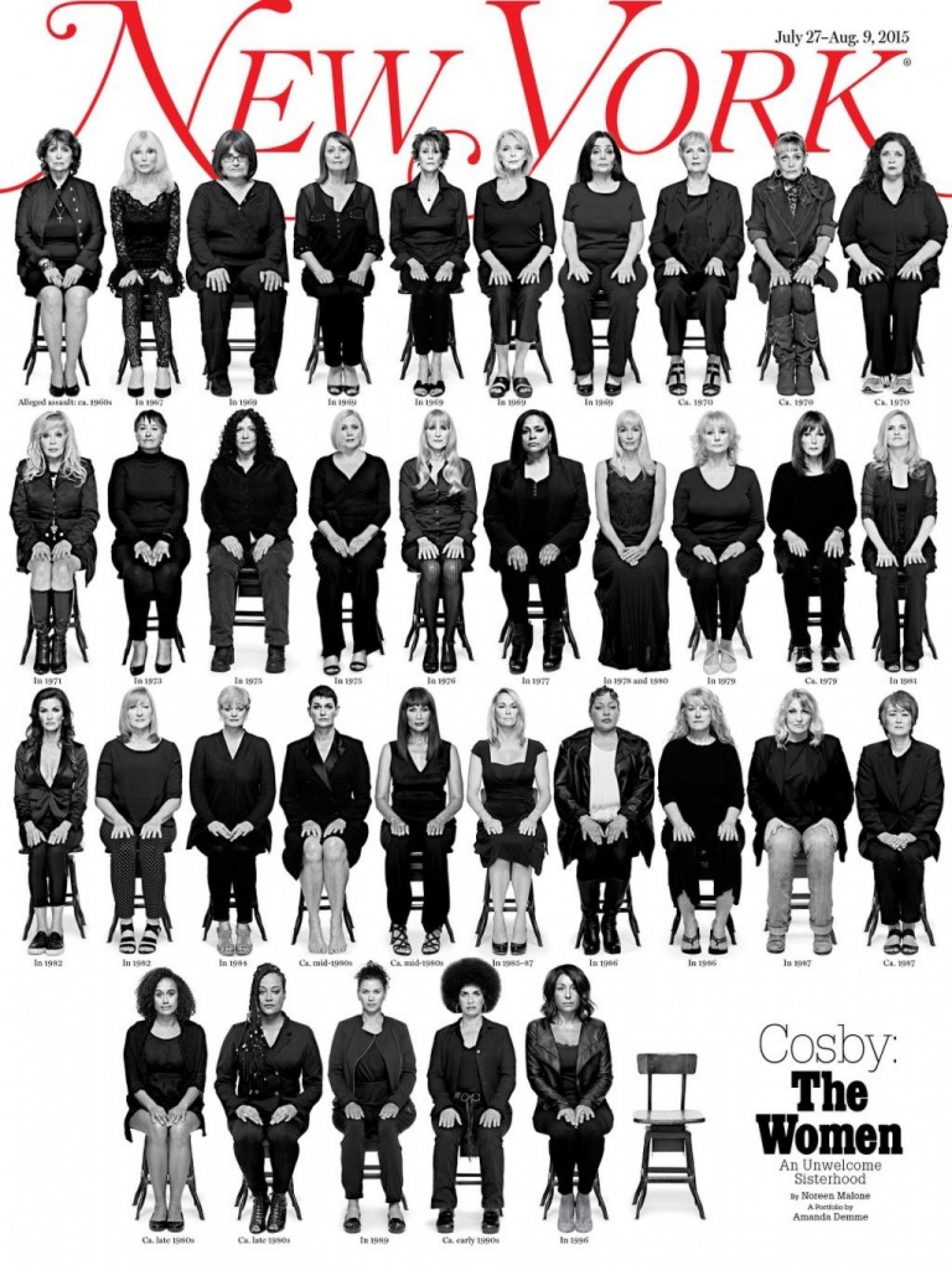 35 Bill Cosby accusers on New York magazine’s cover