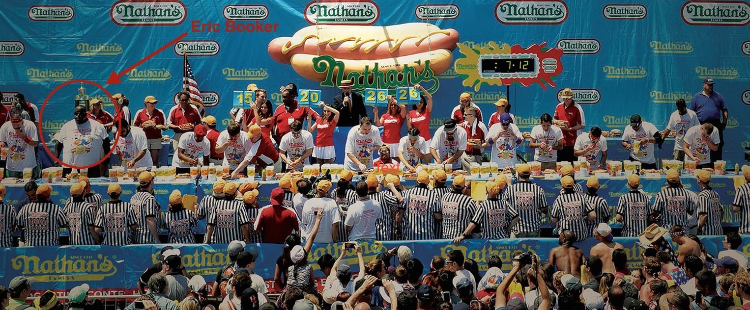 One Very Large Man’s 18-Year Quest For Hot Dog Eating Glory