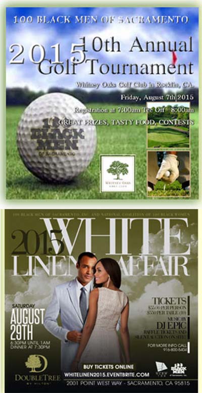 Golf Tournament and White Linen Affair Presented by 100 Black Men of Sacramento