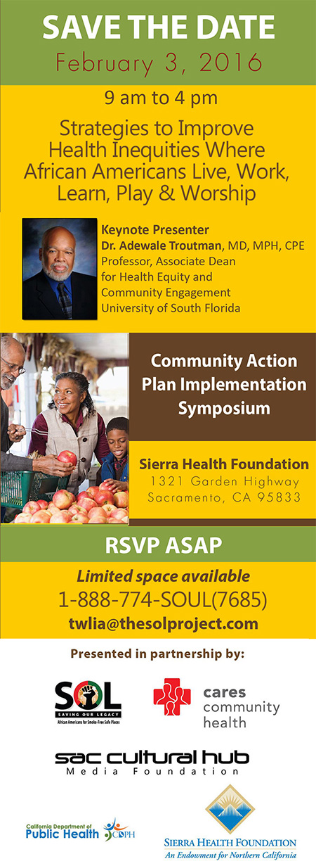 Community Action Plan Implementation Symposium