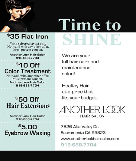 Specials at Another Look Hair Salon in Sacramento