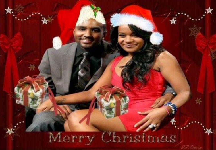 Nick Gordon Posts Photoshopped Christmas Card With Bobbi Kristina Brown