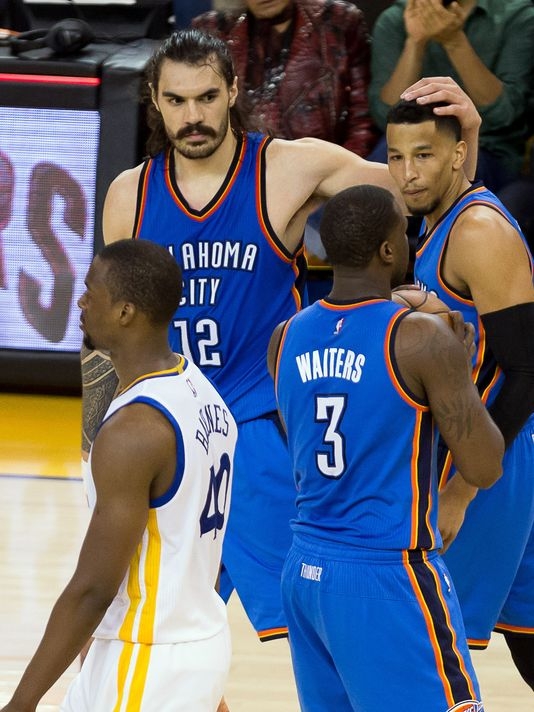 Steven Adams apologizes for ‘quick little monkeys’ comment after Thunder beat Warriors