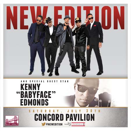 New Edition and special guest star, Kenny "BabyFace" Edmonds