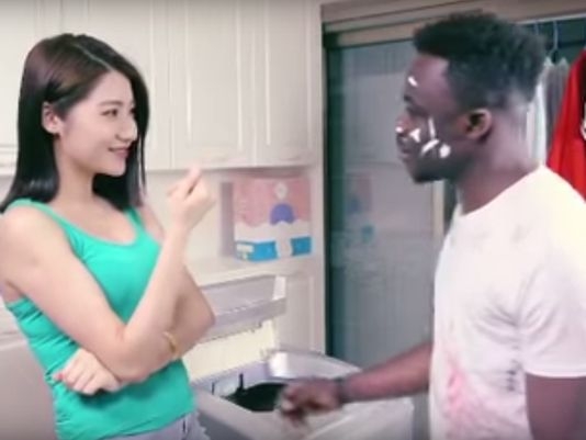 Chinese company apologizes, sort of, for racist ad