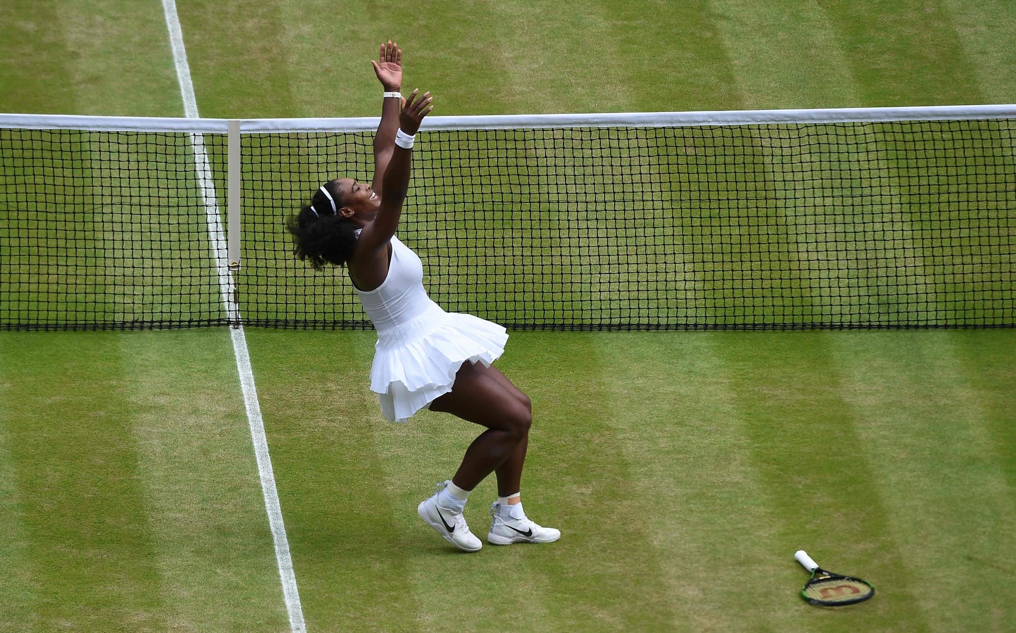 Serena Williams Wins Wimbledon, Tying Record for Grand Slam Singles Titles