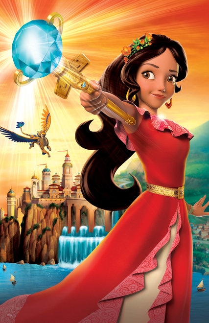 Elena, the newest Disney princess, in “Elena of Avalor” Credit Disney