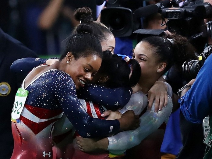 Simone Biles and Gabby Douglas Lead “Final Five” to 2nd Consecutive Gold Medal in Team Final