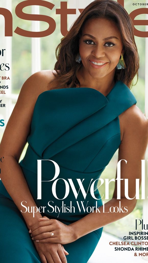 Michelle Obama stuns in Brandon Maxwell on cover of ‘InStyle’