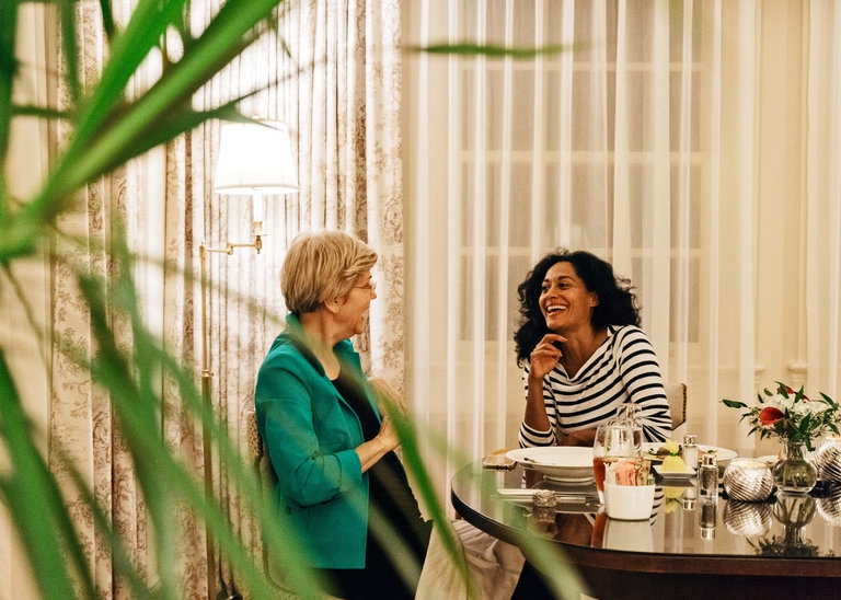 Elizabeth Warren and Tracee Ellis Ross on the Road to Activism
