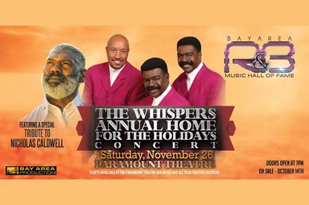 DON'T MISS The Whispers Annual Home for the Holidays Concert