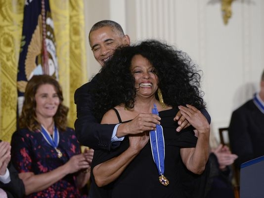 Top U.S. civilian honor goes to Diana Ross, 20 others