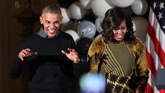 Obamas dance to ‘Thriller’ at White House Halloween party
