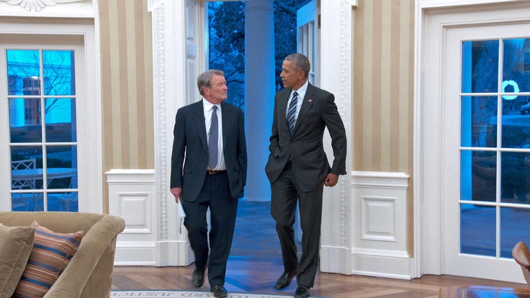 “60 Minutes” correspondent Steve Kroft and President Barack Obama | CBS News