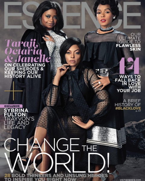 Taraji P. Henson, Octavia Spencer, Janelle Monáe Shine On Essence’s February Cover